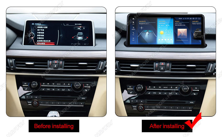 Navigatie dedicata BMW X5 F15 /X6 (2014-2017) NBT , Android 13, Wireless Carplay si Android auto 6GB RAM 128GB ROM, Octacore 2.0ghz, Display IPS 1280*720 10.25 inch, Microfon Extern [3]