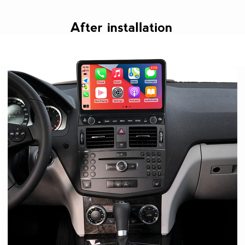 Navigatie dedicata C-Class 3 W204 2006-2011 cu butoane rotative model 2024, 10 Inch, 2GB RAM 32GB ROM, Quadcore, Android 13, WiFi, Bluetooth, Magazin Play [4]