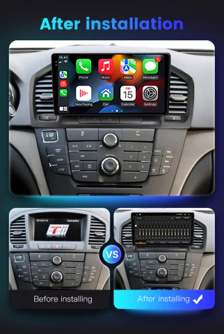 Navigatie dedicata Buick Regal 2009-2013, 12GB RAM 256GB ROM, Android 13, Rezolutie 2K, Display QLED, 9", DSP, Carplay, Android Auto, Internet, Youtube, Waze, Wi Fi, USB [5]