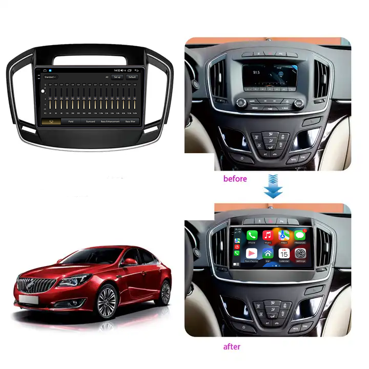Navigatie dedicata Buick Regal 2014+, 12GB RAM 256GB ROM, Android 13, Rezolutie 2K, Display QLED, 9", DSP, Carplay, Android Auto, Internet, Youtube, Waze, Wi Fi, USB [5]