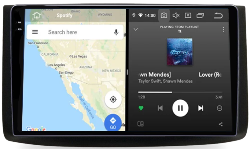 Navigatie dedicata Chevrolet Aveo 2006-2012, 12GB RAM 256GB ROM, Android 13, Rezolutie 2K, Display QLED, 9", DSP, Carplay, Android Auto, Internet, Youtube, Waze, Wi Fi, USB [3]