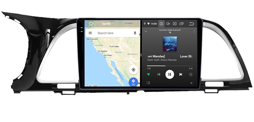 Navigatie dedicata Kia K4 2014, 12GB RAM 256GB ROM, Android 13, Rezolutie 2K, Display QLED, 9", DSP, Carplay, Android Auto, Internet, Youtube, Waze, Wi Fi, USB [3]