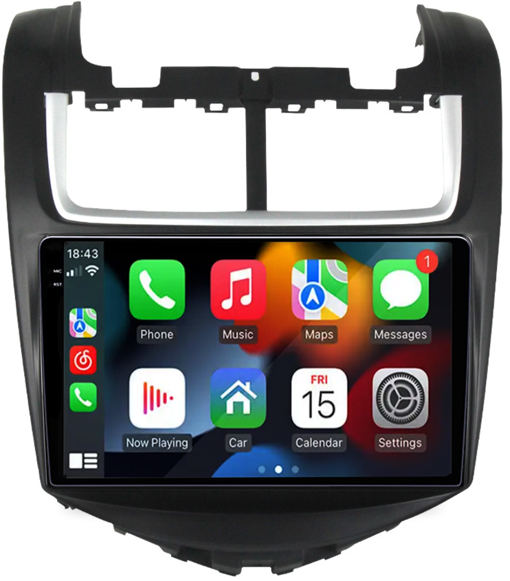 Navigatie dedicata Chevrolet Aveo 2014-2017, 12GB RAM 256GB ROM, Android 13, Rezolutie 2K, Display QLED, 9", DSP, Carplay, Android Auto, Internet, Youtube, Waze, Wi Fi, USB [2]