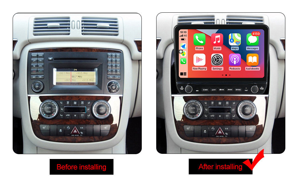 Navigatie dedicata R300 R350 2007-2011 cu butoane rotative model 2024, 10 Inch, 2GB RAM 32GB ROM, Quadcore, Android 13, WiFi, Bluetooth, Magazin Play [6]