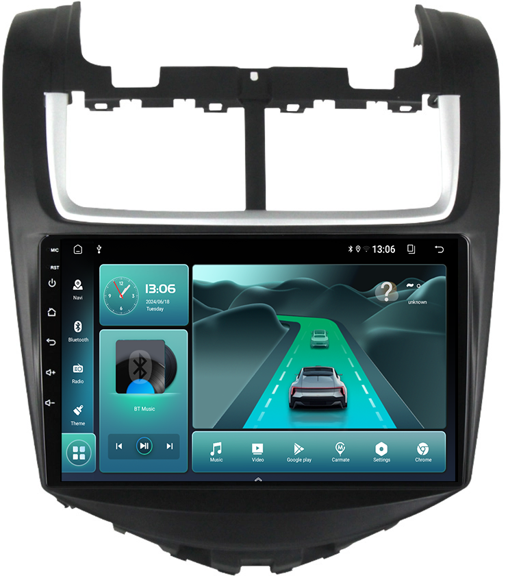 (Resigilata) Navigatie dedicata Chevrolet Aveo 2014-2017, Android 13, Wireless Carplay si Android auto 2GB RAM 32 ROM, Display IPS, 9 inch, Microfon Extern [2]