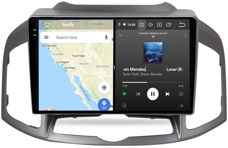 Navigatie dedicata Chevrolet Captiva 2012-2017, 12GB RAM 256GB ROM, Android 13, Rezolutie 2K, Display QLED, 10", DSP, Carplay, Android Auto, Internet, Youtube, Waze, Wi Fi, USB [3]