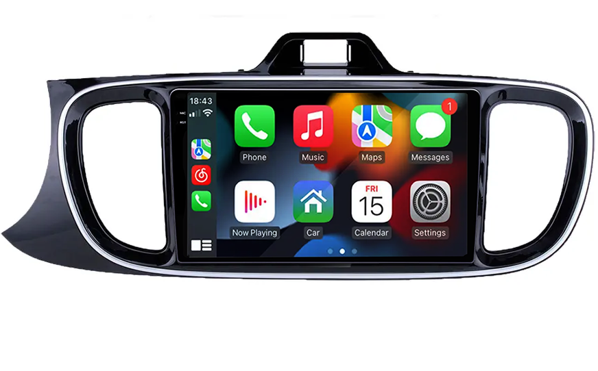 Navigatie dedicata Kia Pegas 2018-2020, 12GB RAM 256GB ROM, Android 13, Rezolutie 2K, Display QLED, 9", DSP, Carplay, Android Auto, Internet, Youtube, Waze, Wi Fi, USB [3]
