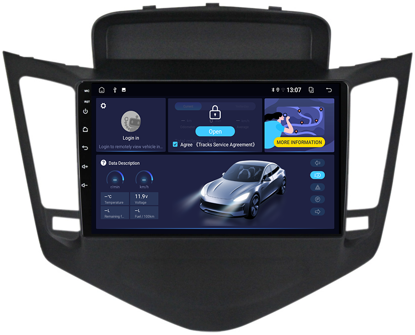 (Resigilata) Navigatie dedicata Chevrolet Cruze 2009-2014, 2 GB RAM 32 ROM, Android 13, Display 9", Carplay, Android Auto, Internet, Youtube , Waze , Wi Fi , Usb , Bluetooth , Mirrorlink [4]