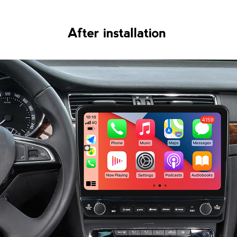 Navigatie dedicata Superb 2008-2015 cu butoane rotative model 2024, 10 Inch, 2GB RAM 32GB ROM, Quadcore, Android 13, WiFi, Bluetooth, Magazin Play [3]