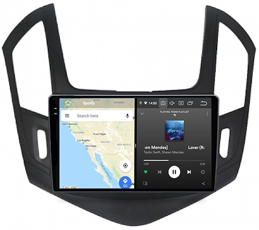 Navigatie dedicata Chevrolet Cruze 2012-2015, 12GB RAM 256GB ROM, Android 13, Rezolutie 2K, Display QLED, 9", DSP, Carplay, Android Auto, Internet, Youtube, Waze, Wi Fi, USB [3]