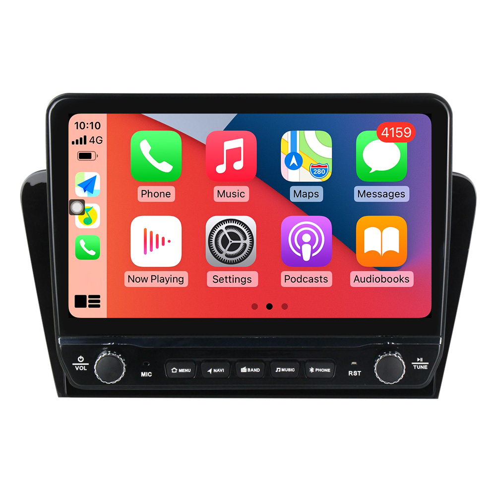 Navigatie dedicata Octavia 2013-2018 cu butoane rotative model 2024, 10 Inch, 2GB RAM 32GB ROM, Quadcore, Android 13, WiFi, Bluetooth, Magazin Play [2]