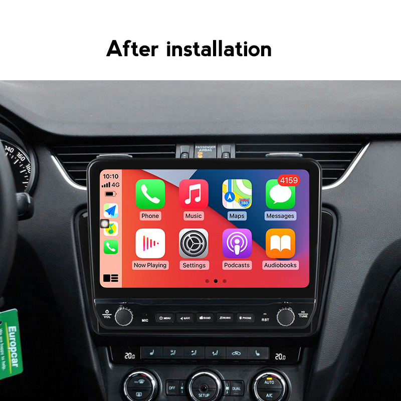 Navigatie dedicata Octavia 2013-2018 cu butoane rotative model 2024, 10 Inch, 2GB RAM 32GB ROM, Quadcore, Android 13, WiFi, Bluetooth, Magazin Play [3]