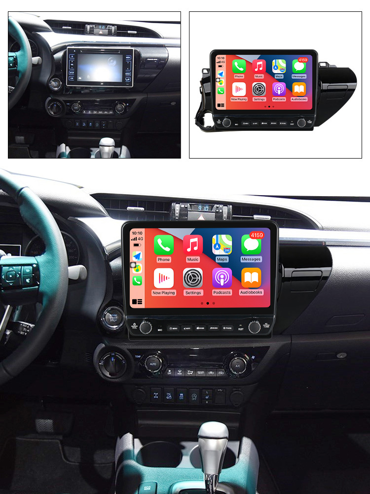 Navigatie dedicata Hilux 2015-2020 cu butoane rotative model 2024, 10 Inch, 2GB RAM 32GB ROM, Quadcore, Android 13, WiFi, Bluetooth, Magazin Play [6]