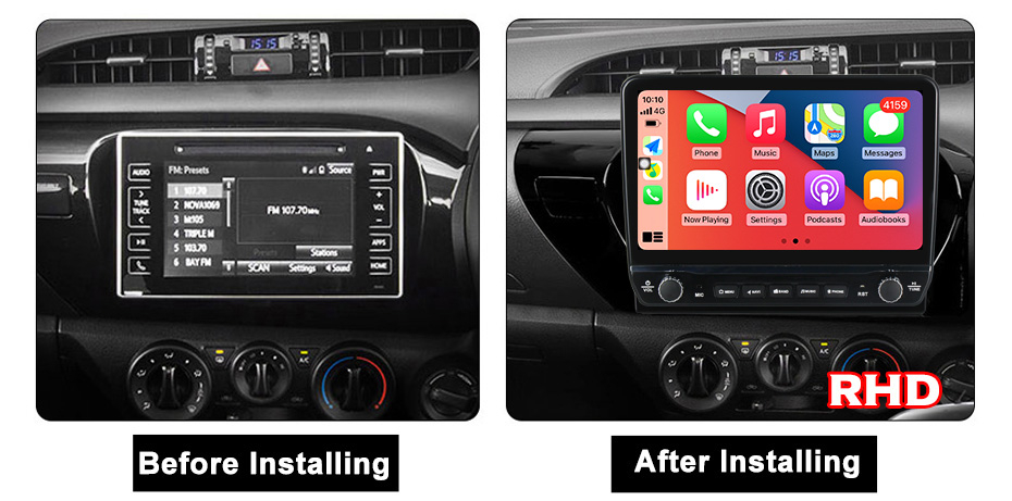 Navigatie dedicata Hilux 2015-2020 cu butoane rotative model 2024, 10 Inch, 2GB RAM 32GB ROM, Quadcore, Android 13, WiFi, Bluetooth, Magazin Play [8]