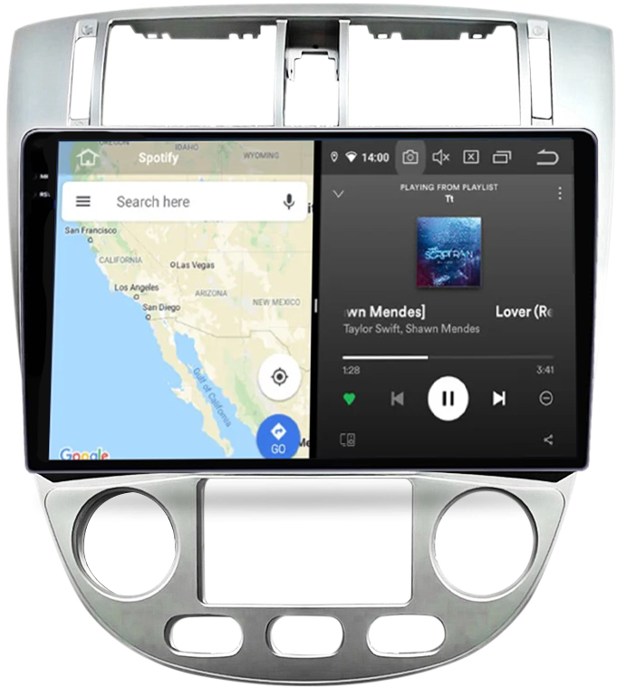 Navigatie dedicata Chevrolet Lacetti 2004-2013, 12GB RAM 256GB ROM, Android 13, Rezolutie 2K, Display QLED, 9", DSP, Carplay, Android Auto, Internet, Youtube, Waze, Wi Fi, USB [3]