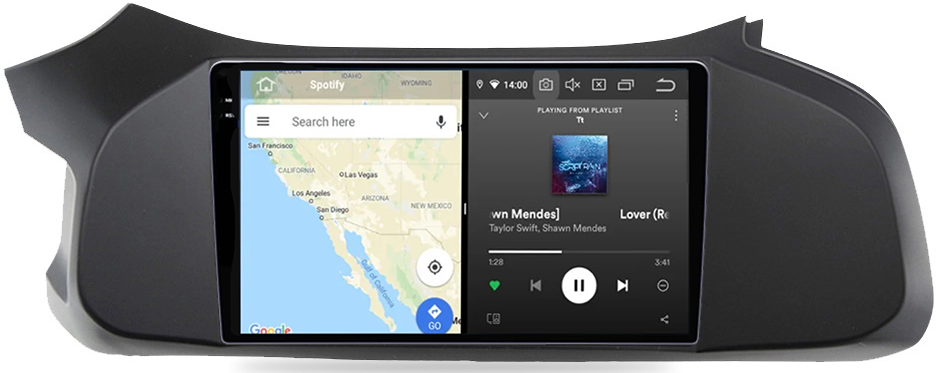 Navigatie dedicata Chevrolet Onix 2012-2019, 12GB RAM 256GB ROM, Android 13, Rezolutie 2K, Display QLED, 9", DSP, Carplay, Android Auto, Internet, Youtube, Waze, Wi Fi, USB [3]