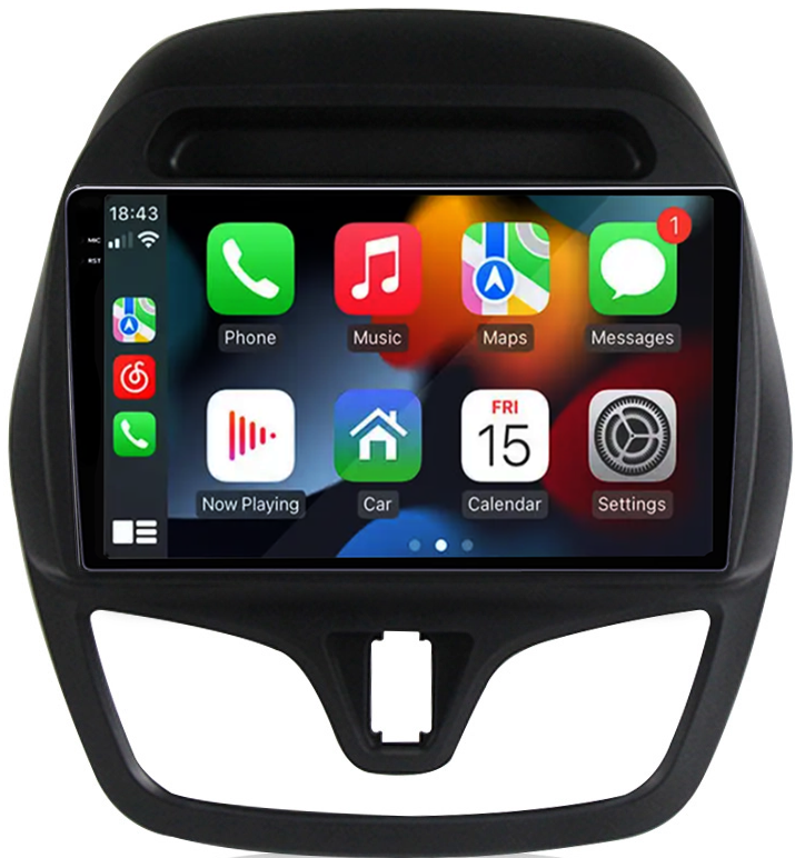 Navigatie dedicata Chevrolet Spark 2015-2018, 12GB RAM 256GB ROM, Android 13, Rezolutie 2K, Display QLED, 9", DSP, Carplay, Android Auto, Internet, Youtube, Waze, Wi Fi, USB [2]