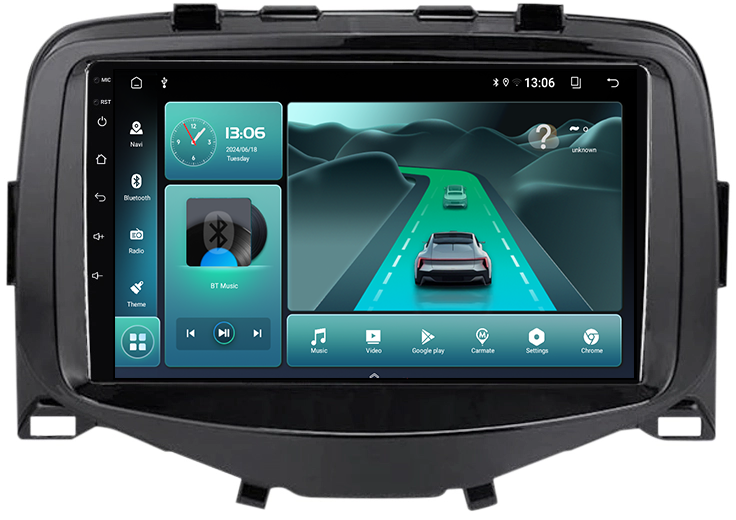 (Resigilata) Navigatie dedicata Citroen C1 2016, Android 13, Wireless Carplay si Android auto 2 GB RAM 32 ROM, Display IPS, 9 inch, Microfon Extern, Full HD [5]