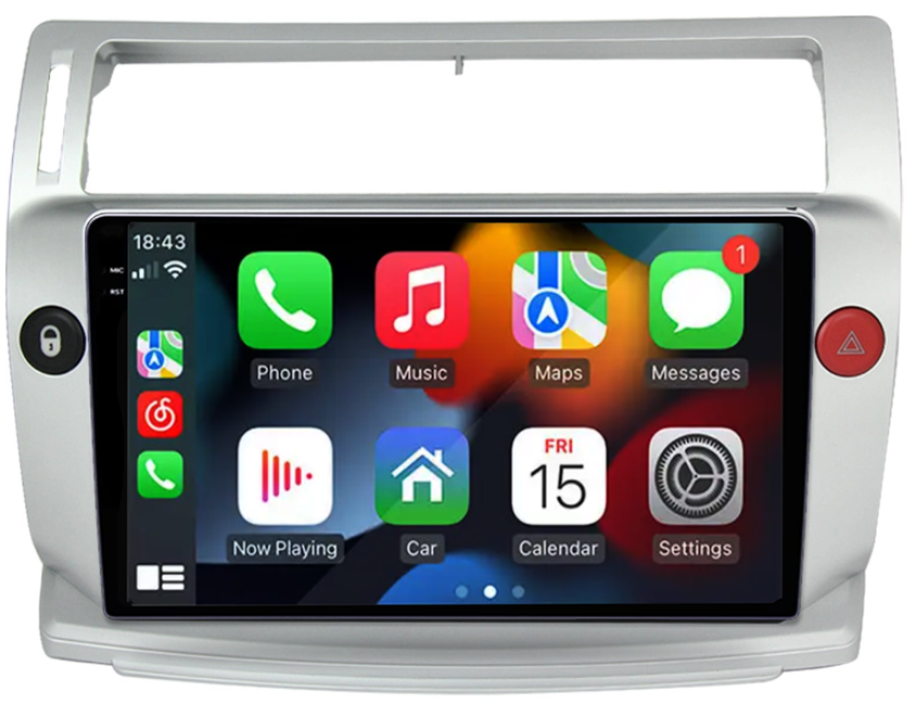 Navigatie dedicata Citroen C4 2005-2011, 12GB RAM 256GB ROM, Android 13, Rezolutie 2K, Display QLED, 9", DSP, Carplay, Android Auto, Internet, Youtube, Waze, Wi Fi, USB [3]