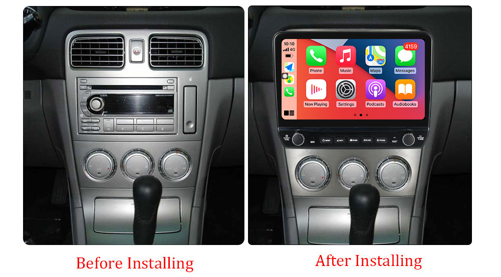 Navigatie dedicata Forester 2004-2008 cu butoane rotative model 2024, 9 Inch, 2GB RAM 32GB ROM, Quadcore, Android 13, WiFi, Bluetooth, Magazin Play [5]