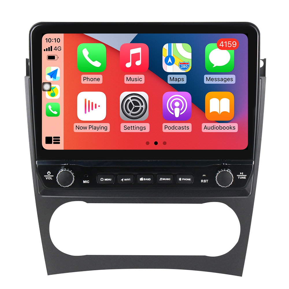 Navigatie dedicata Mercedes w209 cu butoane rotative model 2024, 9 Inch, 2GB RAM 32GB ROM, Quadcore, Android 13, WiFi, Bluetooth, Magazin Play [2]