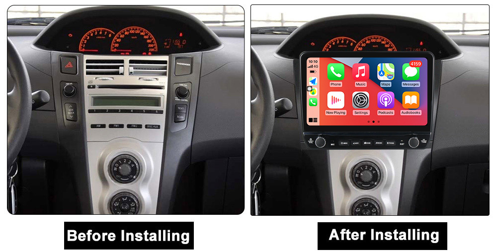 Navigatie dedicata Yaris 2005-2012 cu butoane rotative model 2024, 9 Inch, 2GB RAM 32GB ROM, Quadcore, Android 13, WiFi, Bluetooth, Magazin Play [5]