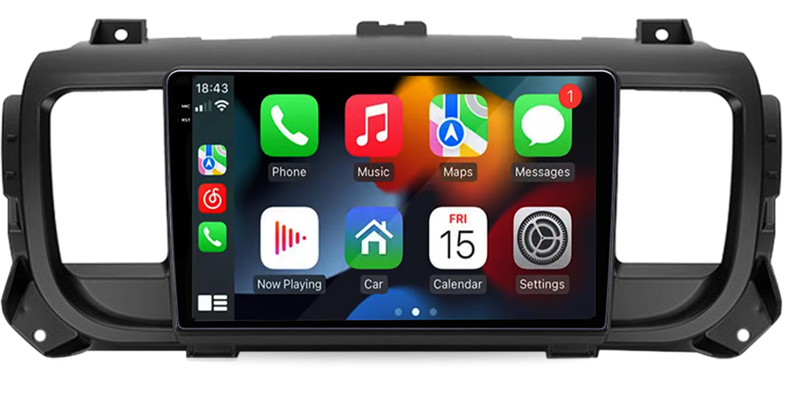 Navigatie dedicata Citroen Jumpy 2016-2021, 12GB RAM 256GB ROM, Android 13, Rezolutie 2K, Display QLED, 9", DSP, Carplay, Android Auto, Internet, Youtube, Waze, Wi Fi, USB [4]