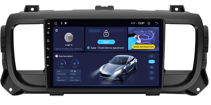 (Resigilata) Navigatie dedicata Citroen Jumpy 2016-2021, 2 GB RAM 32 ROM, Android 13, Ecran FullHD, Display 9",Carplay, Android Auto, Internet, Youtube , Waze , Wi Fi , Usb , Bluetooth , Mirrorlin [1]