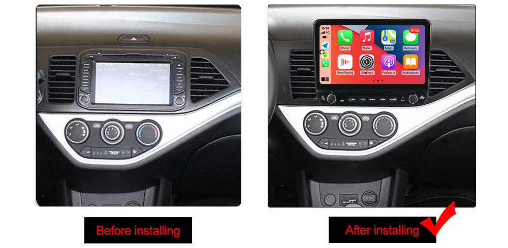 Navigatie dedicata Morning 2011-2017 cu butoane rotative model 2024, 9 Inch, 2GB RAM 32GB ROM, Quadcore, Android 13, WiFi, Bluetooth, Magazin Play [6]