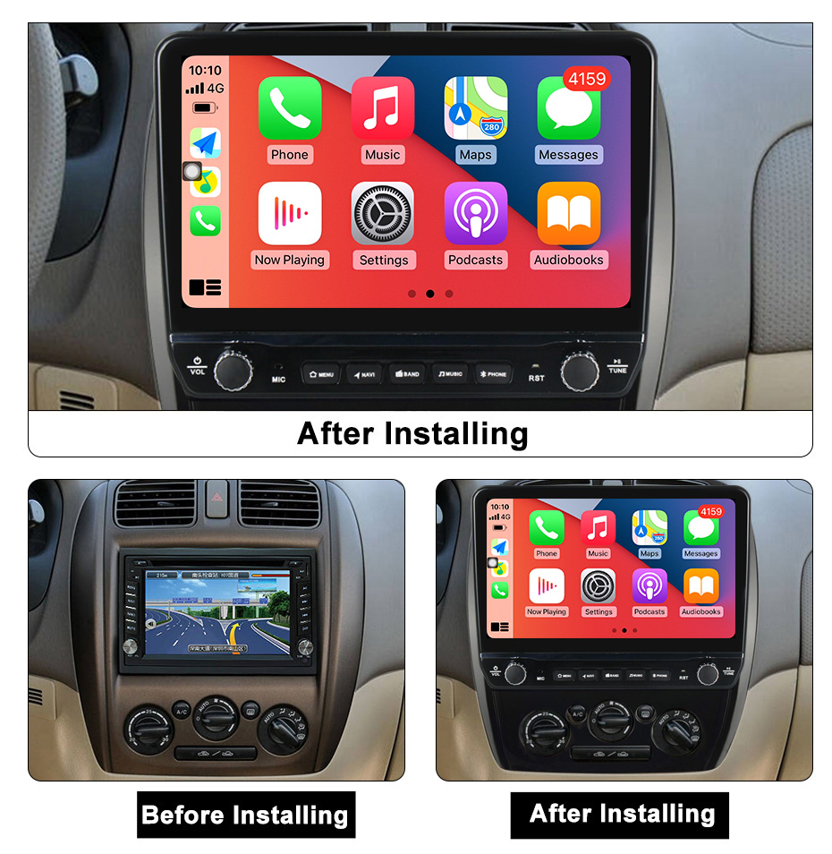 Navigatie dedicata Mazda 323 cu butoane rotative model 2024, 9 Inch, 2GB RAM 32GB ROM, Quadcore, Android 13, WiFi, Bluetooth, Magazin Play [5]