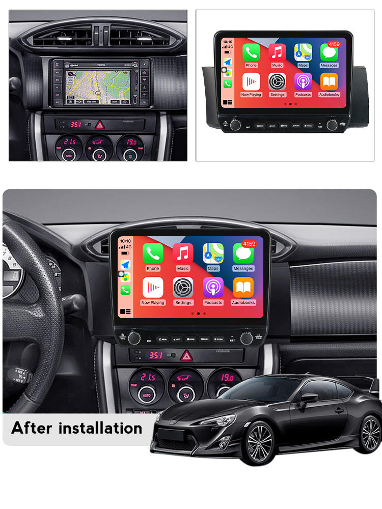 Navigatie dedicata BRZ 2012-2016, Toyota GT 86 cu butoane rotative model 2024, 9 Inch, 2GB RAM 32GB ROM, Quadcore, Android 13, WiFi, Bluetooth, Magazin Play [4]