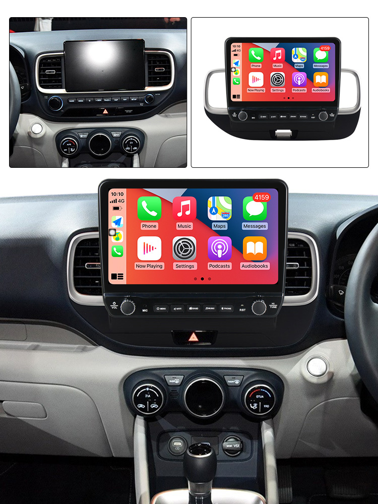Navigatie dedicata Venue 2019-2020 cu butoane rotative model 2024, 9 Inch, 2GB RAM 32GB ROM, Quadcore, Android 13, WiFi, Bluetooth, Magazin Play [4]