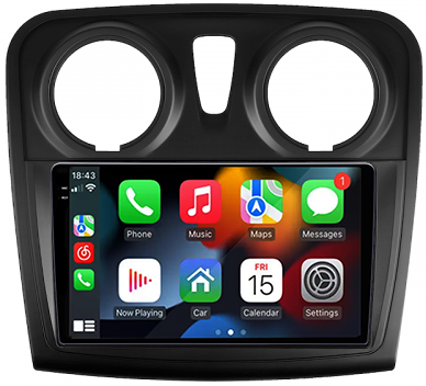 Navigatie dedicata Dacia Logan 2 2012-2019, 12GB RAM 256GB ROM, Android 13, Rezolutie 2K, Display QLED, 9", DSP, Carplay, Android Auto, Internet, Youtube, Waze, Wi Fi, USB [2]