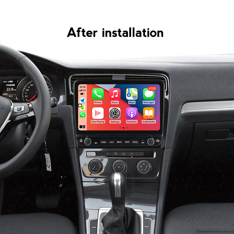 Navigatie dedicata Golf 7 2013-2017 cu butoane rotative model 2024, 10 Inch, 2GB RAM 32GB ROM, Quadcore, Android 13, WiFi, Bluetooth, Magazin Play [5]