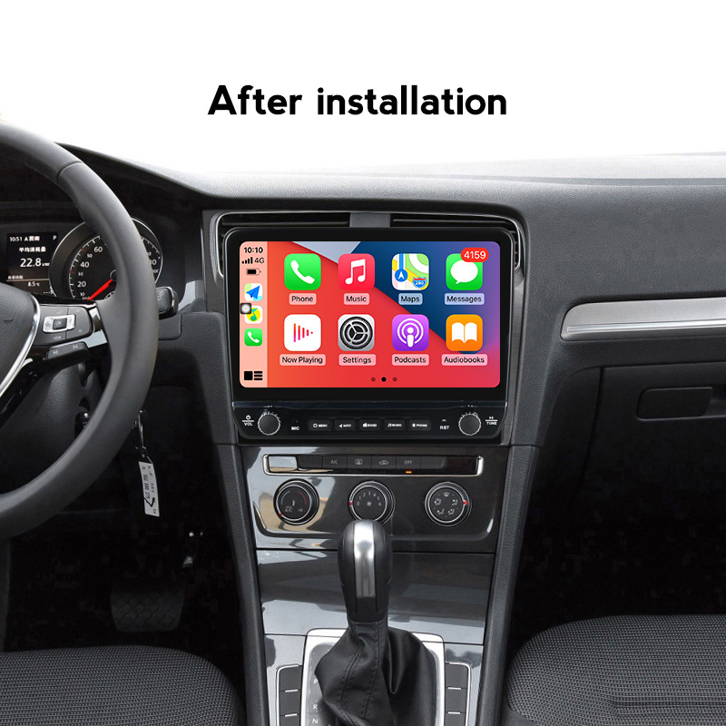 Navigatie dedicata Golf 7 2013-2017 cu butoane rotative model 2024, 10 Inch, 2GB RAM 32GB ROM, Quadcore, Android 13, WiFi, Bluetooth, Magazin Play [6]