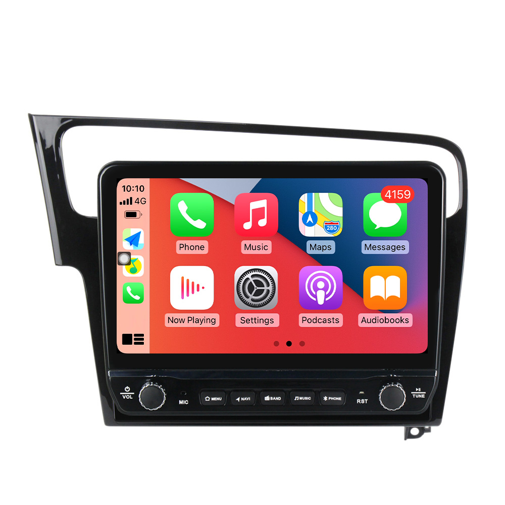 Navigatie dedicata Golf 7 2013-2017 cu butoane rotative model 2024, 10 Inch, 2GB RAM 32GB ROM, Quadcore, Android 13, WiFi, Bluetooth, Magazin Play [2]