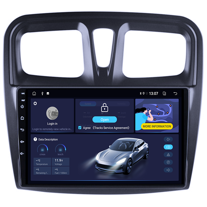 (Resigilata) Navigatie dedicata Dacia Logan 2 Clima 2015-2021, Android 13, Wireless Carplay si Android auto 2 GB RAM 32 ROM, Display IPS, Full HD, 9 inch, Microfon Extern, Suport camere AHD [3]