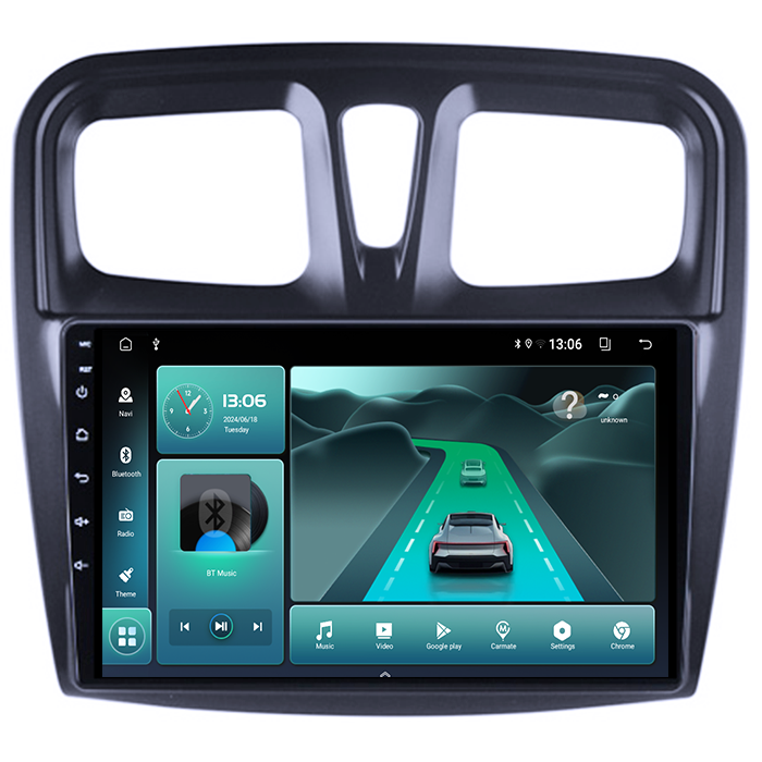 (Resigilata) Navigatie dedicata Dacia Logan 2 Clima 2015-2021, Android 13, Wireless Carplay si Android auto 2 GB RAM 32 ROM, Display IPS, Full HD, 9 inch, Microfon Extern, Suport camere AHD [4]