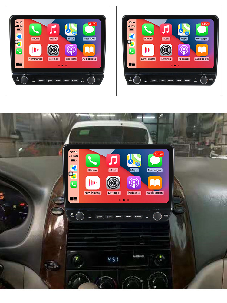 Navigatie dedicata Sienna 2004-2010 cu butoane rotative model 2024, 9 Inch, 2GB RAM 32GB ROM, Quadcore, Android 13, WiFi, Bluetooth, Magazin Play [4]