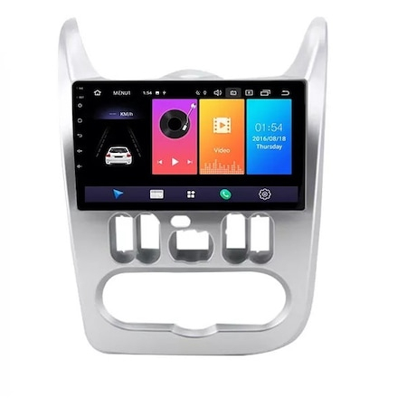 (Resigilata) Navigatie dedicata Dacia Logan ( 2009 - 2016 ), 2GB RAM 32 GB ROM, Quadcore, Android 13, Display 9 inch , Internet ,Aplicatii , Waze , Wi Fi , Usb , Bluetooth , Mirrorlink, Suport cam [2]