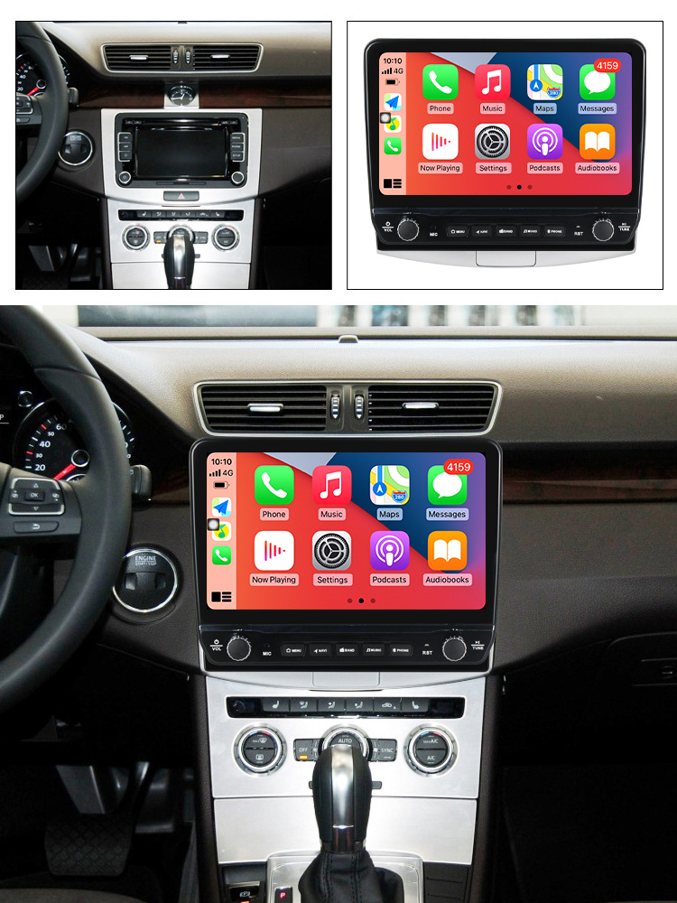 Navigatie dedicata Passat B7 2011-2015 cu butoane rotative model 2024, 10 Inch, 2GB RAM 32GB ROM, Quadcore, Android 13, WiFi, Bluetooth, Magazin Play [4]