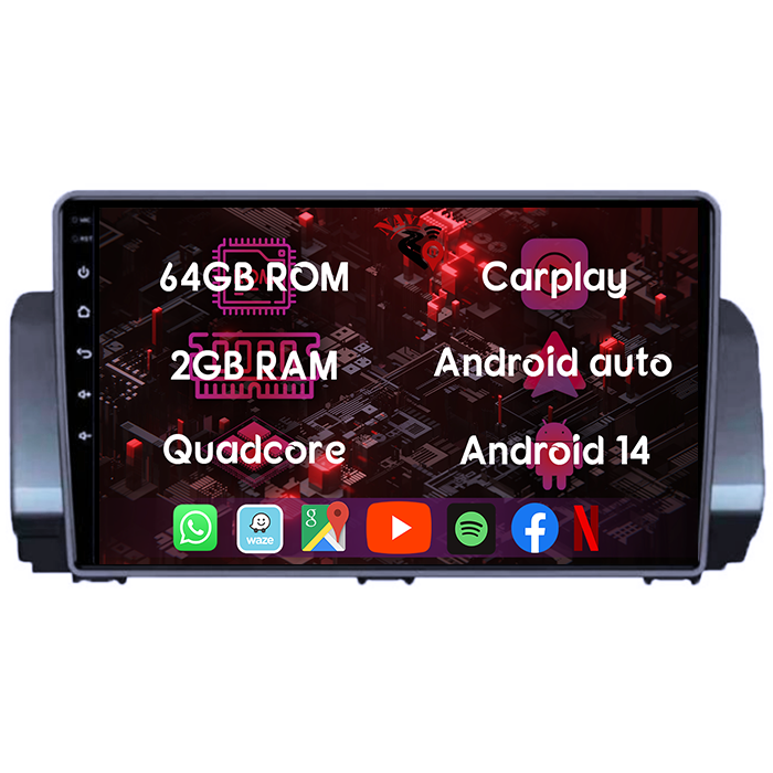(Resigilata) Navigatie dedicata Dacia Sandero&Jogger 2021, ANDROID 13, Carplay&Android Auto, 9 inch , 2GB RAM 32GB ROM, Internet, Aplicatii, Waze, Full HD, Suport Camere AHD [4]