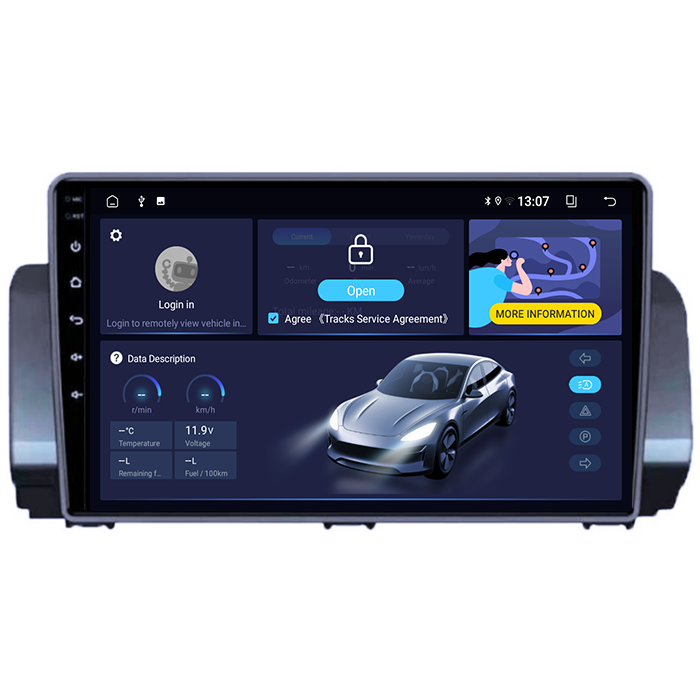 (Resigilata) Navigatie dedicata Dacia Sandero&Jogger 2021, ANDROID 13, Carplay&Android Auto, 9 inch , 2GB RAM 32GB ROM, Internet, Aplicatii, Waze, Full HD, Suport Camere AHD [5]