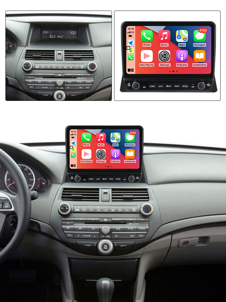 Navigatie dedicata Honda Accord 2008-2012 cu butoane rotative model 2024, 9 Inch, 2GB RAM 32GB ROM, Quadcore, Android 13, WiFi, Bluetooth, Magazin Play [4]