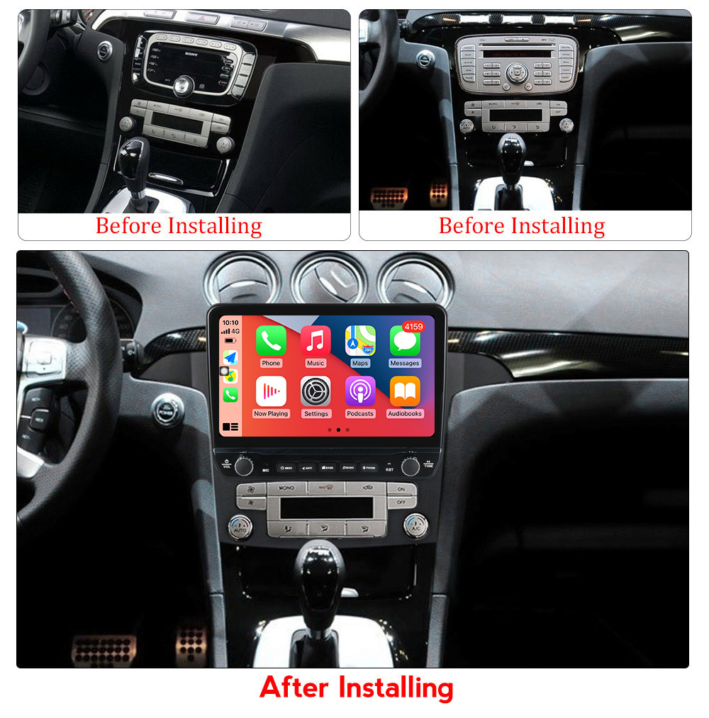 Navigatie dedicata S-MAX 2006-2015 cu butoane rotative model 2024, 9 Inch, 2GB RAM 32GB ROM, Quadcore, Android 13, WiFi, Bluetooth, Magazin Play [5]