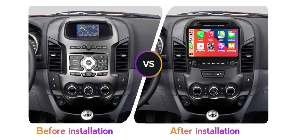 Navigatie dedicata Ranger 2011-2014 cu butoane rotative model 2024, 9 Inch, 2GB RAM 32GB ROM, Quadcore, Android 13, WiFi, Bluetooth, Magazin Play [6]
