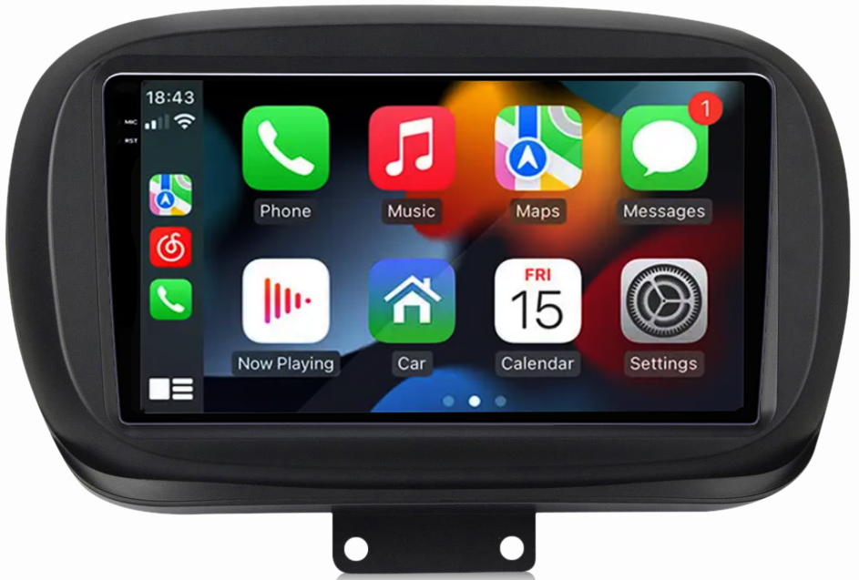 Navigatie dedicata Fiat 500X 2014 - 2020, 12GB RAM 256GB ROM, Android 13, Rezolutie 2K, Display QLED, 9", DSP, Carplay, Android Auto, Internet, Youtube, Waze, Wi Fi, USB [3]