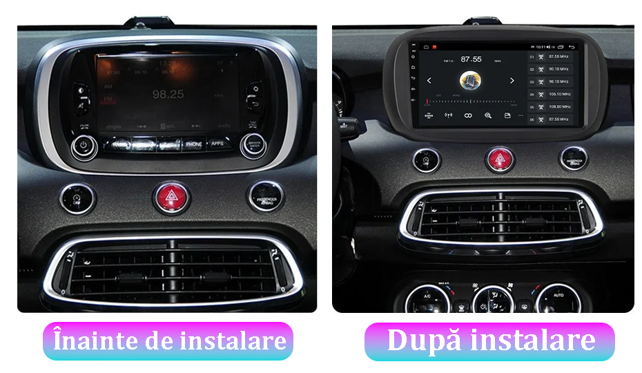 (Resigilata) Navigatie dedicata Fiat 500X 2014-2020, 2GB RAM 32GB ROM, Android 13, Display 9", Full HD, Internet ,Aplicatii , Waze , Wi Fi , Usb , Bluetooth , Mirrorlink, Suport camere AHD [5]