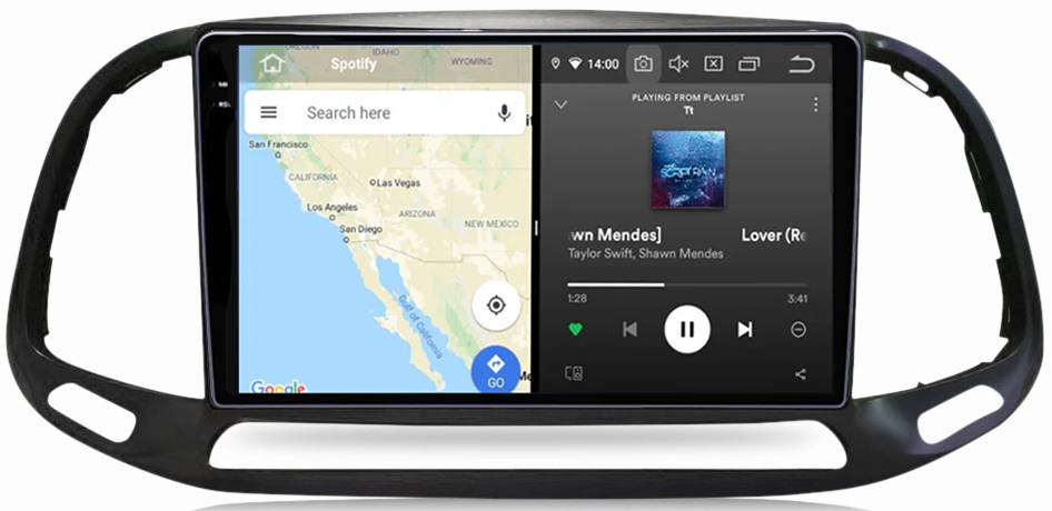 Navigatie dedicata Fiat Doblo 2015-2019, 12GB RAM 256GB ROM, Android 13, Rezolutie 2K, Display QLED, 9", DSP, Carplay, Android Auto, Internet, Youtube, Waze, Wi Fi, USB [5]