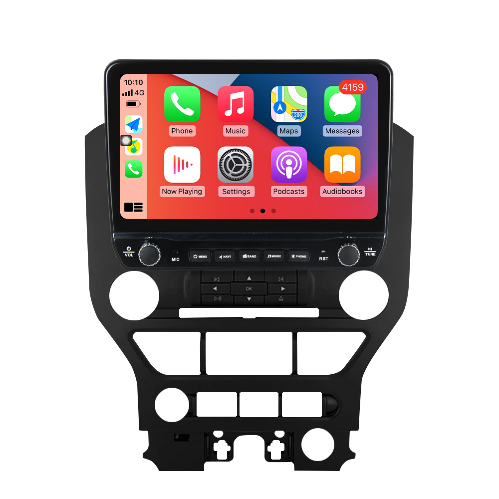 Navigatie dedicata Mustang 2014-2021 cu butoane rotative model 2024, 9 Inch, 2GB RAM 32GB ROM, Quadcore, Android 13, WiFi, Bluetooth, Magazin Play [2]
